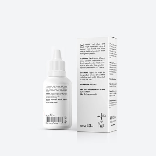 INGROWN TOENAIL SOFTENER  Professional softening solution for painless trimming of ingrown nails 30 ml