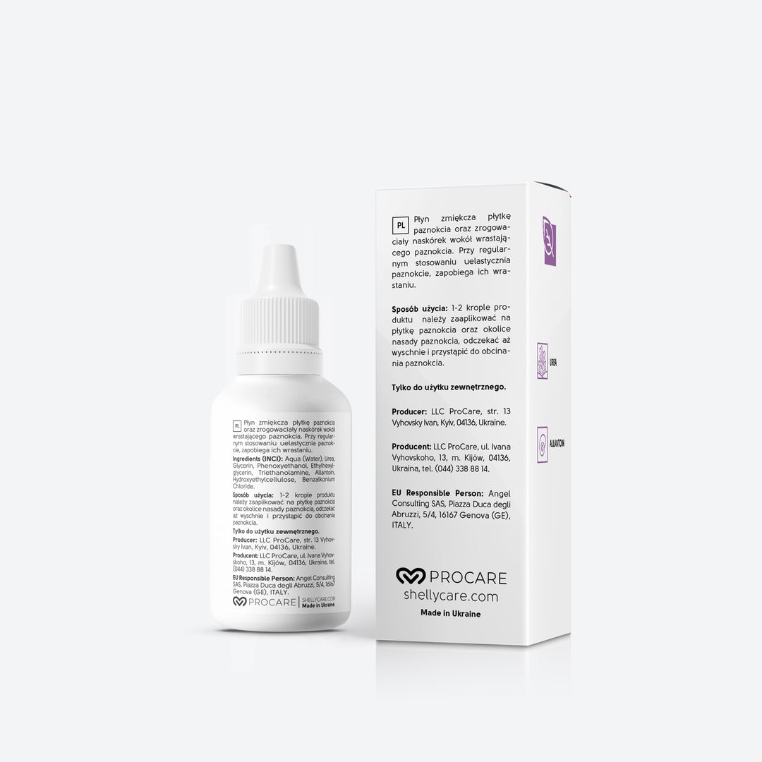 INGROWN TOENAIL SOFTENER  Professional softening solution for painless trimming of ingrown nails 30 ml