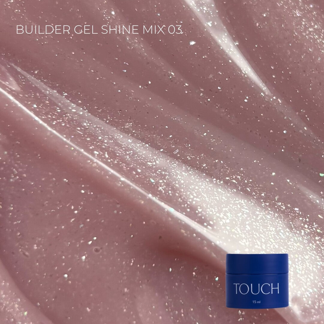 Touch Builder gel Shine Mix, 15 ml, 03
