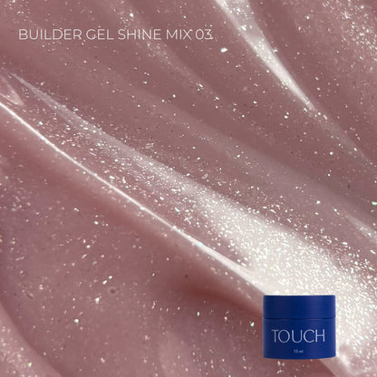 Touch Builder gel Shine Mix, 15 ml, 03