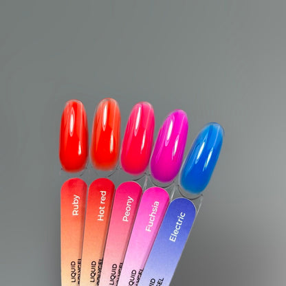 Touch Neon liquid polygel Aqua, 15 ml