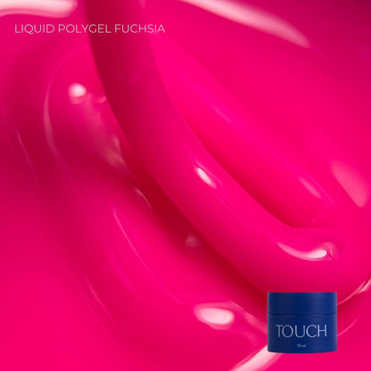 Touch Neon liquid polygel, 15 ml, Fuchsia