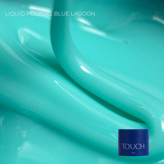 Touch Neon liquid polygel, 15 ml, Blue lagoon