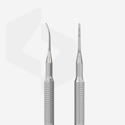 STALEKS EXPERT 60 TYPE 4 Straight narrow nail file and narrow file with a bent end